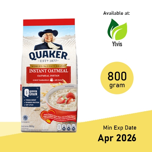 

Quaker Instant Oatmeal Merah 800 g