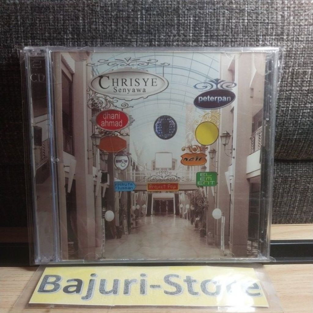 CD "Chrisye"/Album "Senyawa"/Album Terakhir dr Alm Chrisye/Segel/Sealed/Original