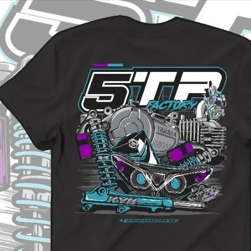 Kaos 5TP Gank Jupiter Z Kaos 5TP Yamaha 5TP Factory