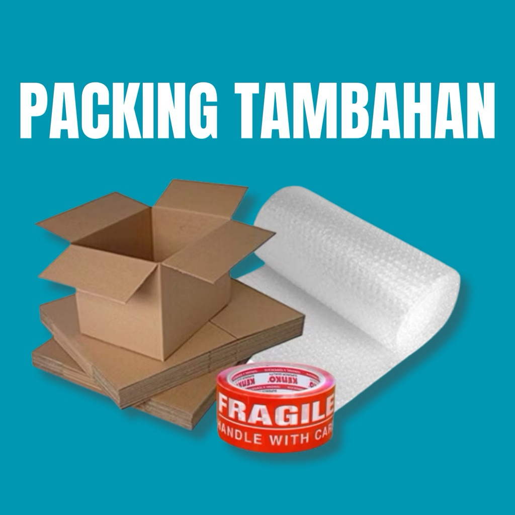 

PACKING TAMBAHAN BUBBLE WRAP KARDUS DAN SOLASI