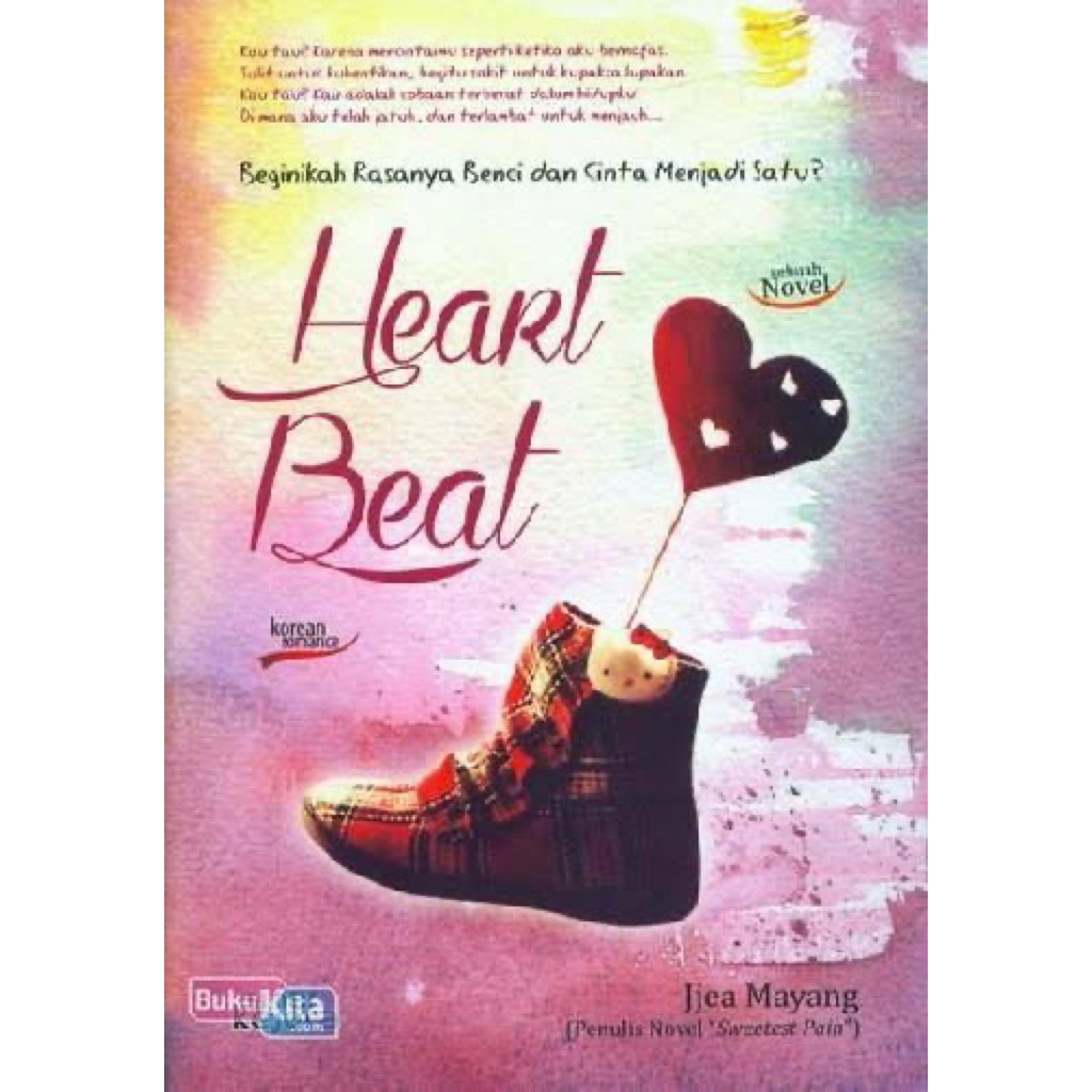 HEART BEAT BY JJEA MAYANG (KOREA  ROMANCE) TERHEMAHAN INDO|| 100% ORI || Preloved || free scrapbook