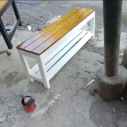 kursi panjang/ kursi teras kayu jati Belanda