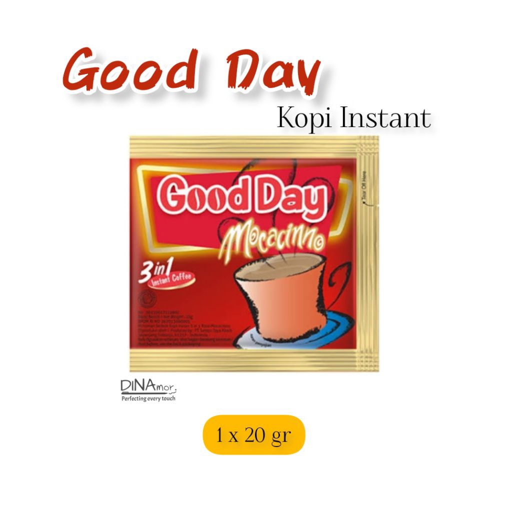 

Good Day Coffee Mocacinno Kopi Instan 1 x 20gr