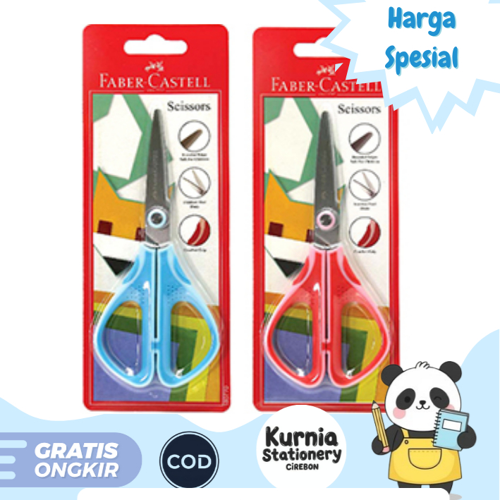 

Faber Castell Scissors 1870/ Gunting / Gunting Kertas (Satuan)