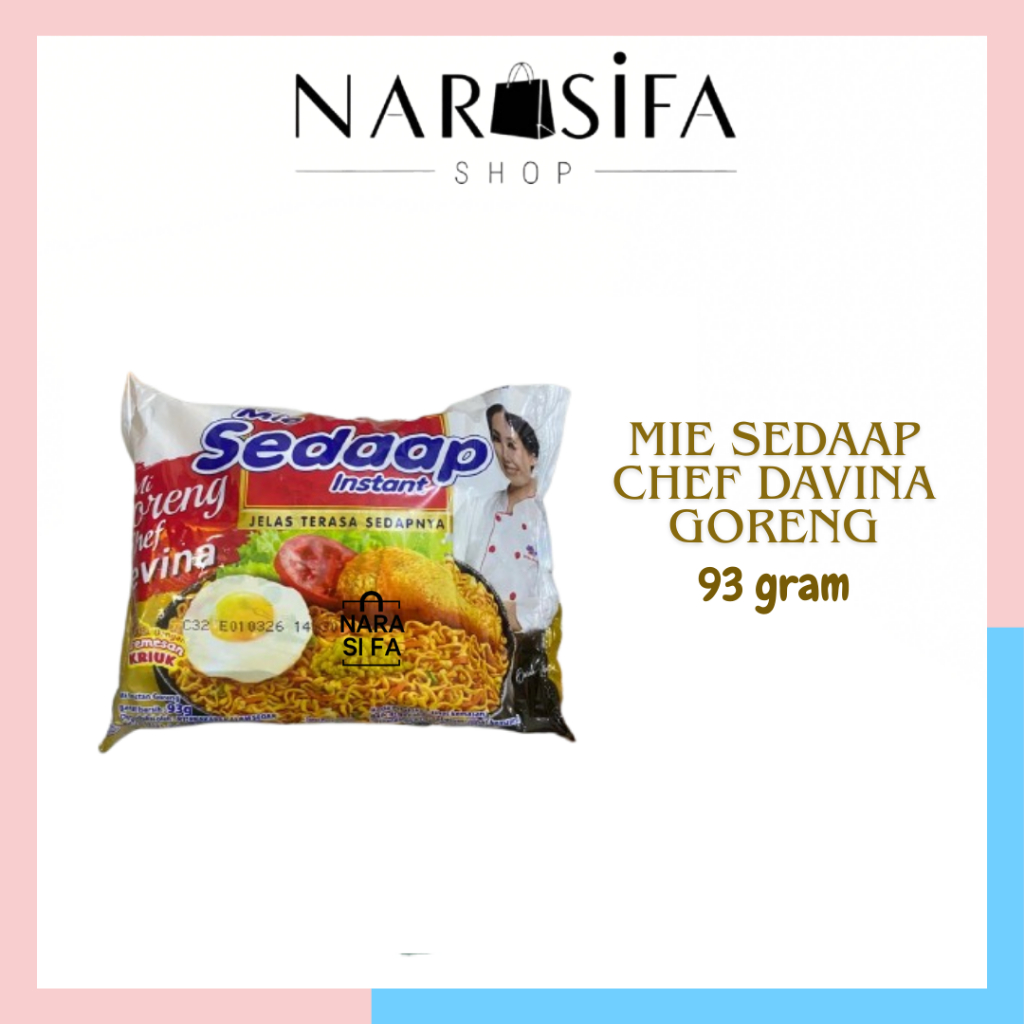 

Mie Sedaap Goreng Chef Davina 93gram