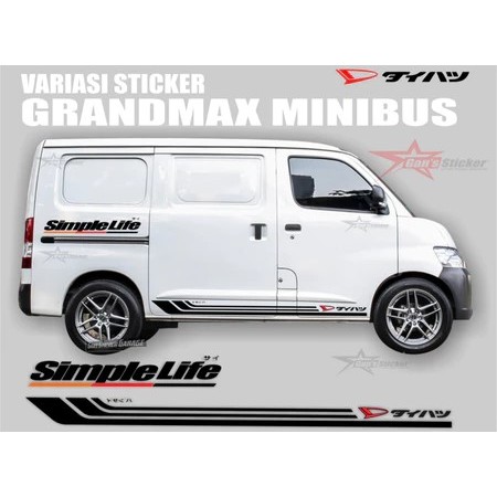 Variasi Sticker Mobil Daihatsu Grandmax Luxio Aksesoris Sticker All New Daihatsu Grandmax Luxio