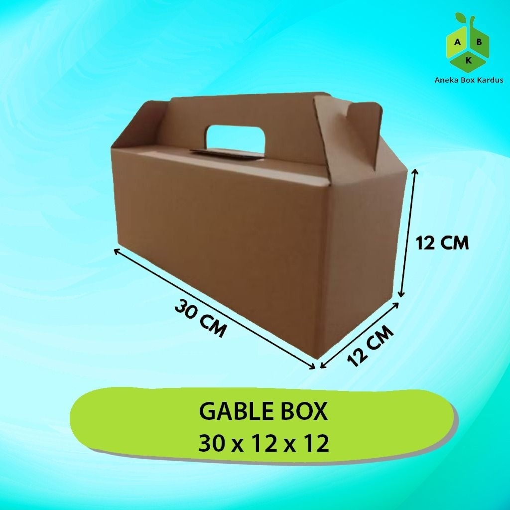 

Kardus Box Jinjing 30×12×12cm Gable Box