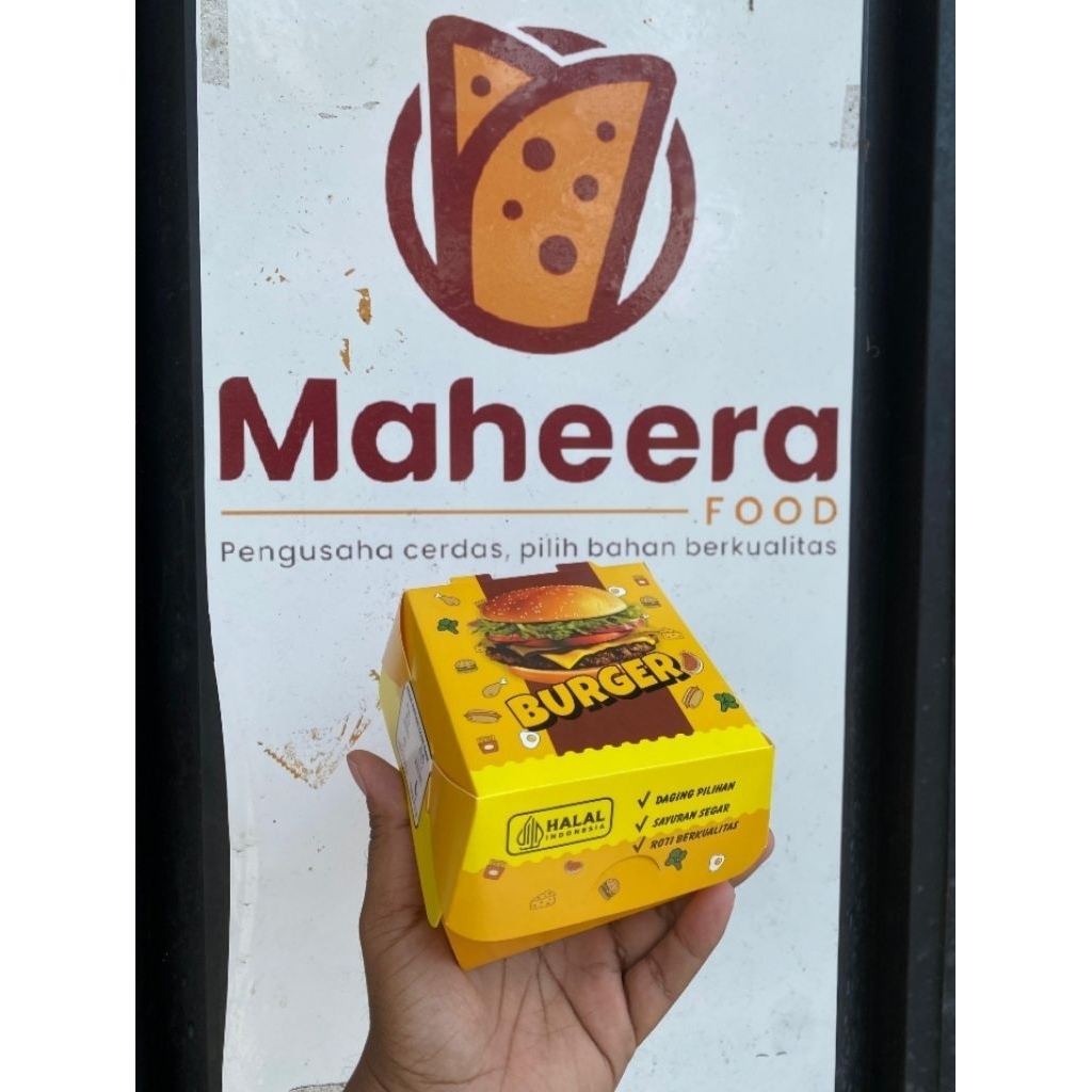 

25 LEMBAR PER BUNGKUS BURGER, BOX BURGER