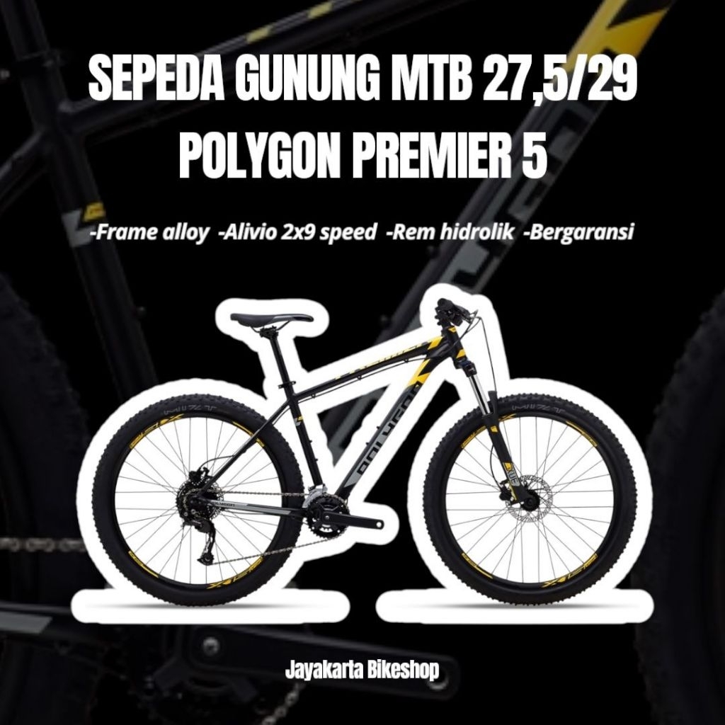 SEPEDA GUNUNG MTB 27,5/29 INCH POLYGON PREMIER 5 | MOUNTAIN BIKE ADULT DEWASA ORIGINAL DAN BERGARANS