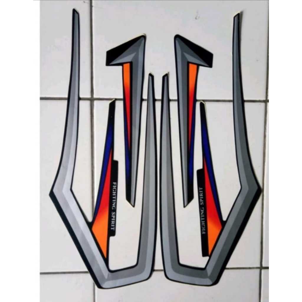 Stiker Striping  RX KING 2001 Standar Merah | List Stiker Yamaha Rx King 2001 Merah