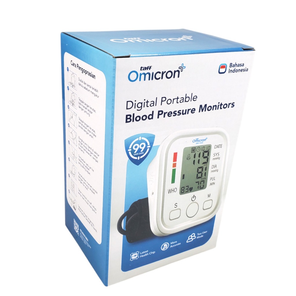 Tensimeter Digital BW3205 Blood Plessure Monitor/ Pengukur Tekanan Darah Voice Indonesia - BW-3205 T