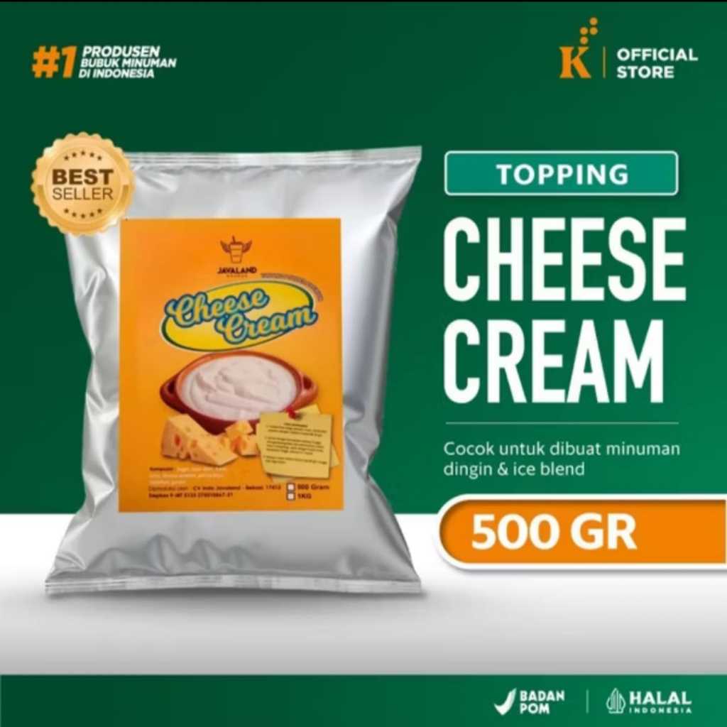 

Cheese Cream Topping Minuman Javaland 500 gr / Cream Cheese 500 gr