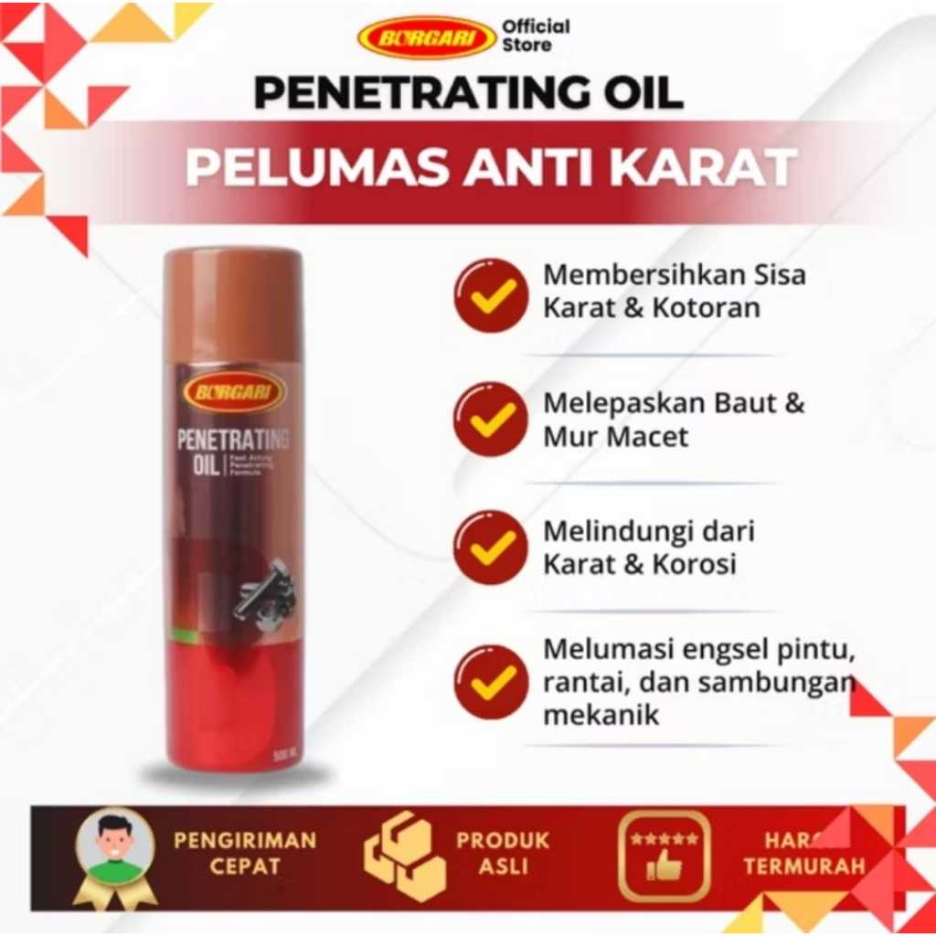 BURGARI Penetrating Oil [500ml] Original