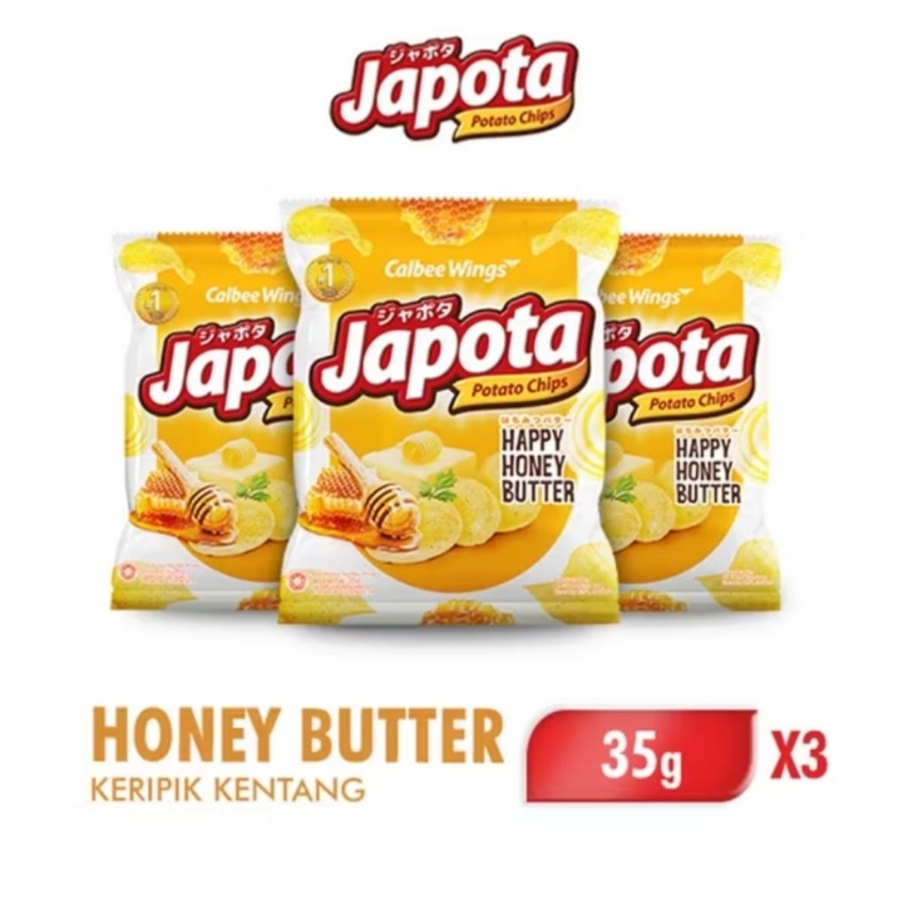 

Japota kripik kentang happy honey butter 35 gram