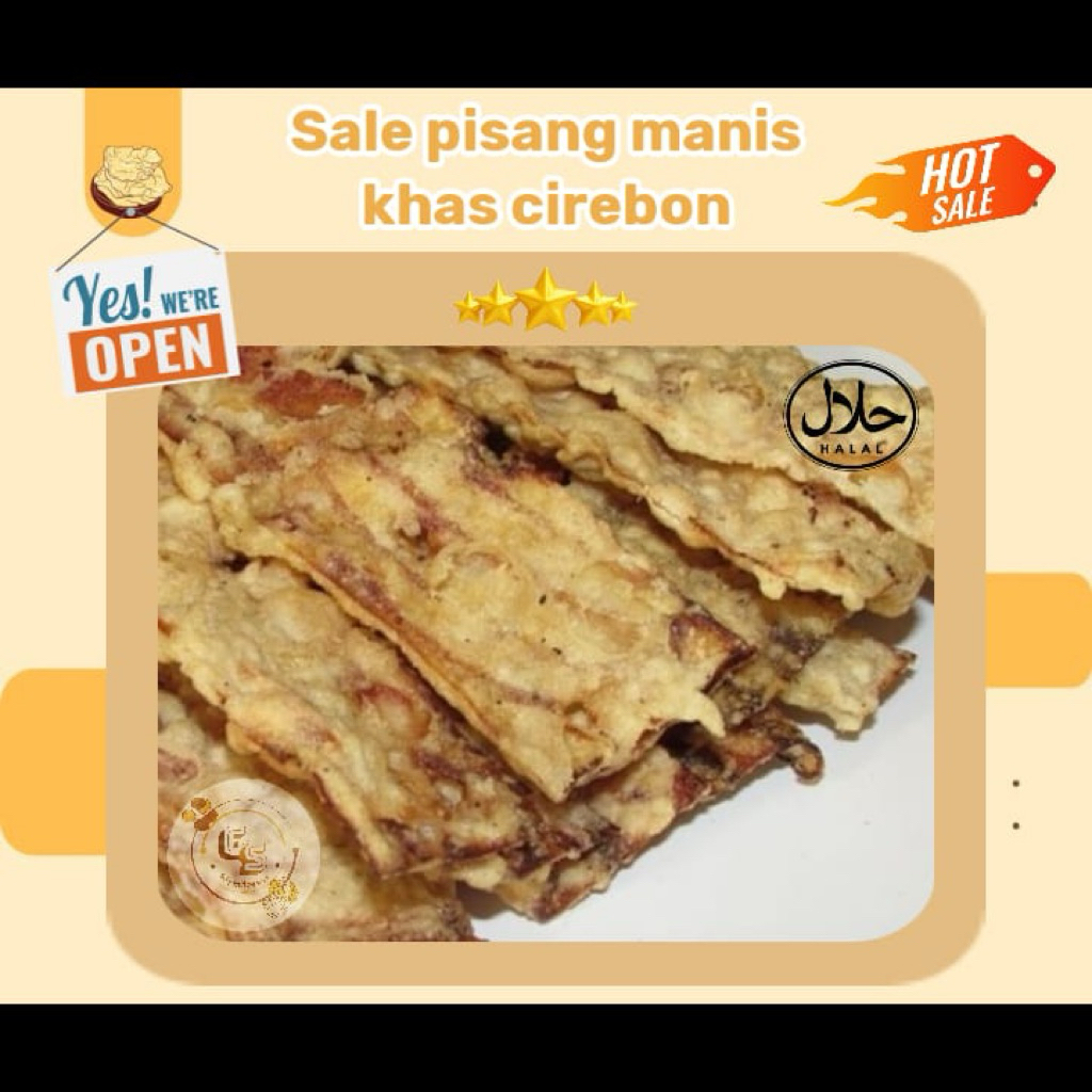 

Sale pisang khas cirebon 250±gr