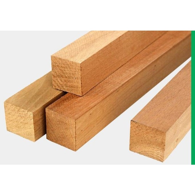 Kaso Mahoni 6x12x200cm / Kayu Mahoni 4x6cm Panjang 200cm / Kayu Mahoni Panjang 2meter