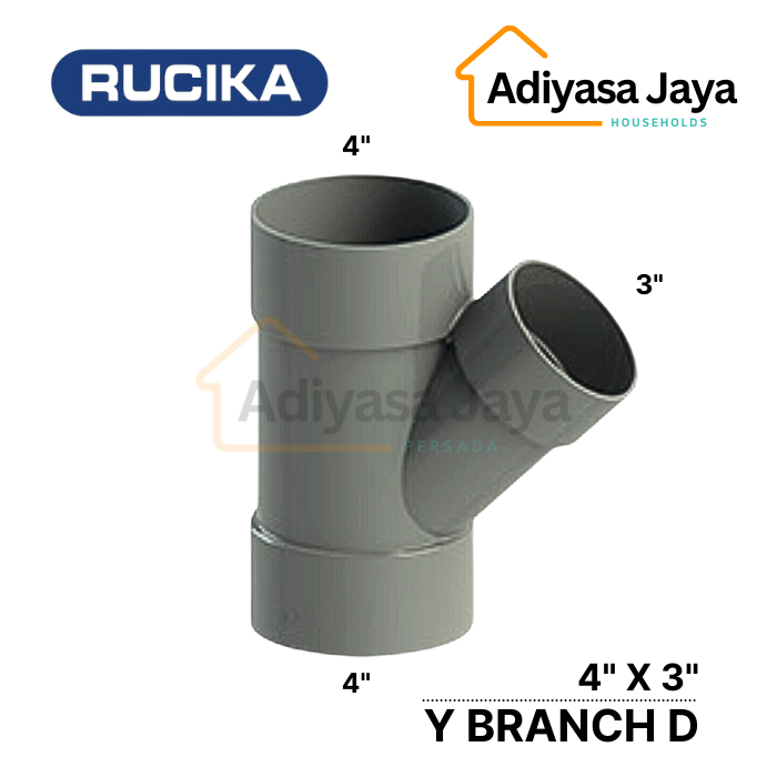 Y Branch D 4 X 3 (Rucika)