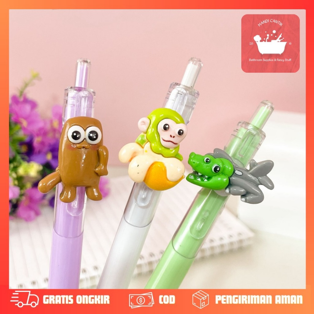 

PULPEN CETEK RESIN ANOMALI PC-2016 PEN LUCU IMUT KADO UNIK SOUVERNIR