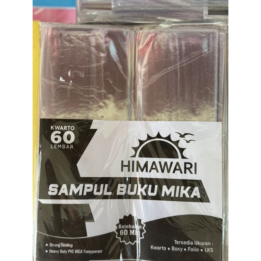 

Sampul Buku plastik Himawari Tebal60 mic kwarto