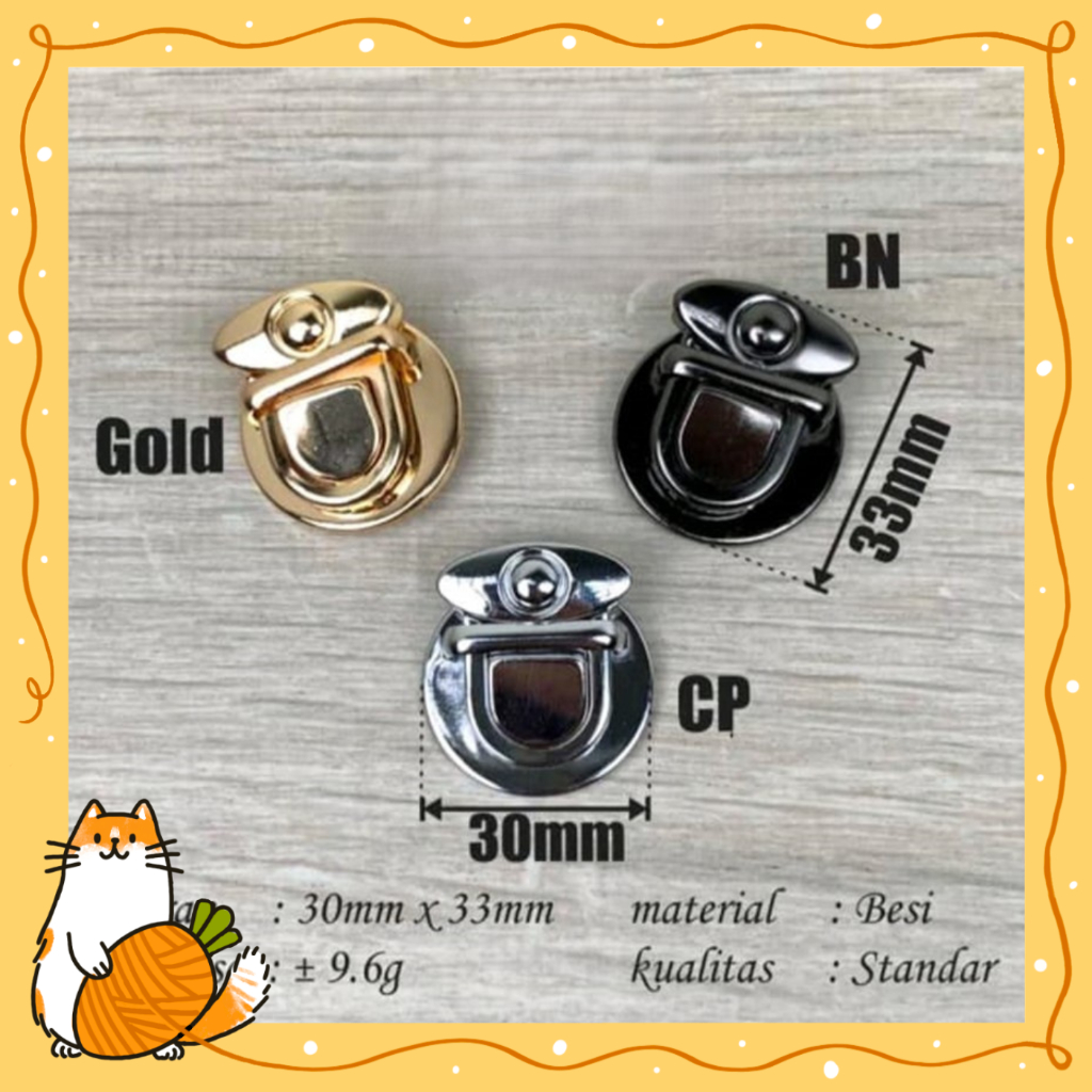 Kunci Tas Sodok Besi Premium KT1001