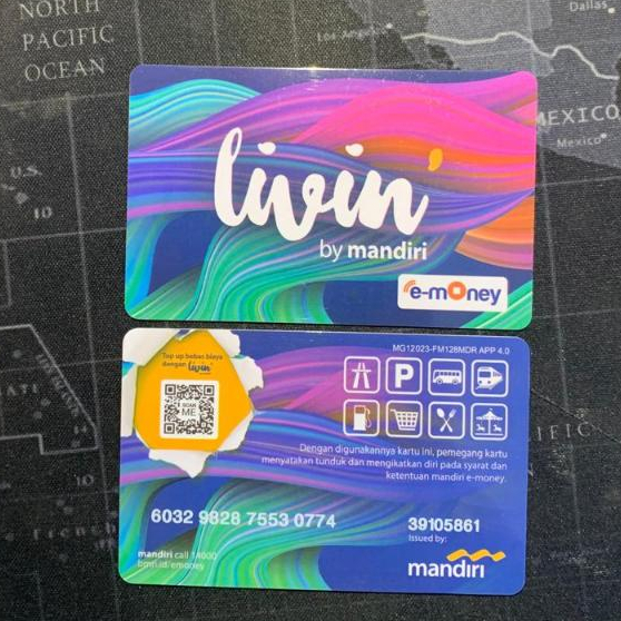 Kartu Emoney Bank MANDIRI Saldo 0 E-toll