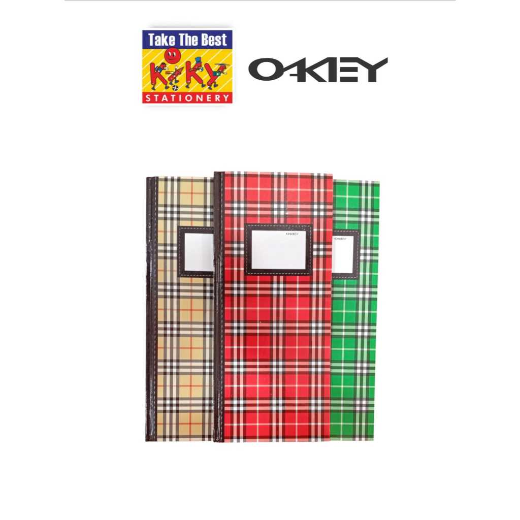 

OKEY Buku Hard Cover Folio Baster (Uk. 32 x 14 cm) Isi 100 Lembar