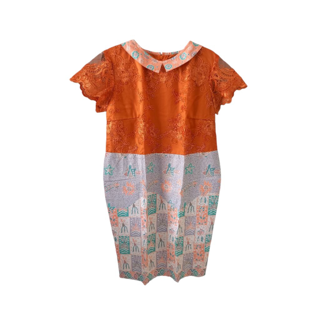 PAKAIAN TERUSAN BROKAT BATIK