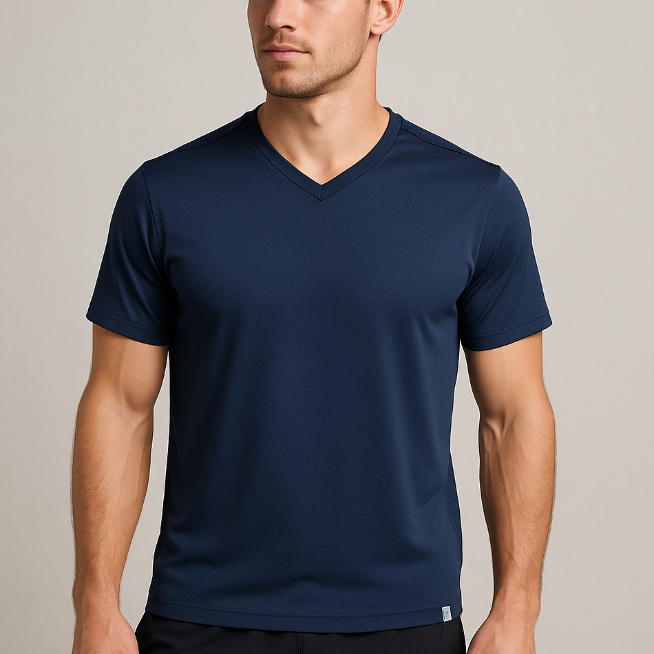 Kaos Outdoor Pria MARMOT V-Neck Second Original Size L-XL