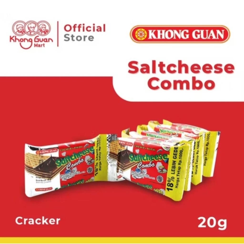 

SALTCHEESE COMBO 20 GR (1 pak isi 10)