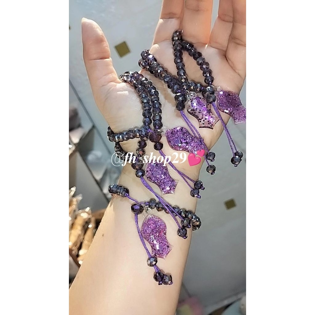 Fh29 Gelang terompah/ Gelang kristal terompah/ Gelang Palestina