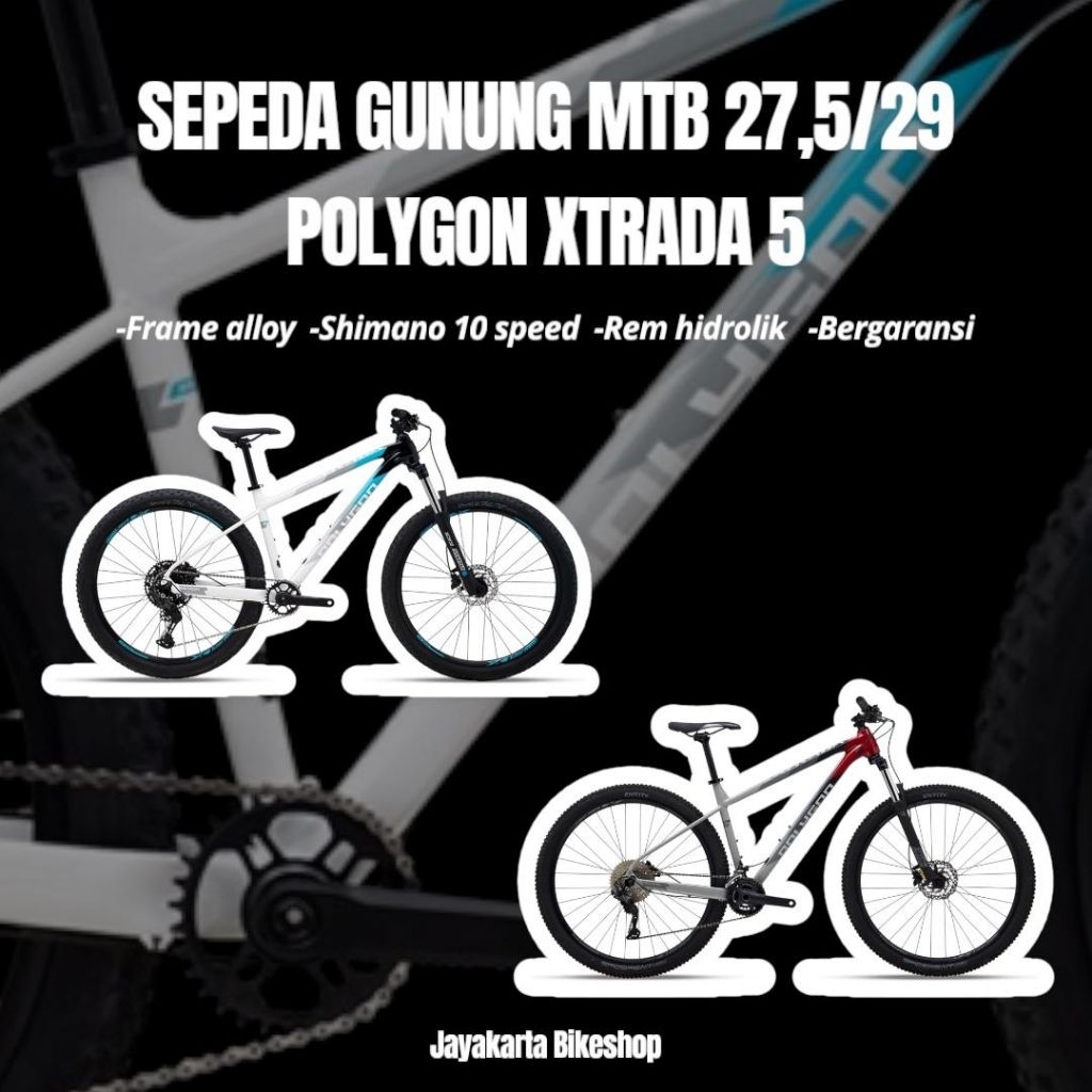 SEPEDA GUNUNG MTB 27,5/29 POLYGON XTRADA 5 ORIGINAL BERGARANSI BARU