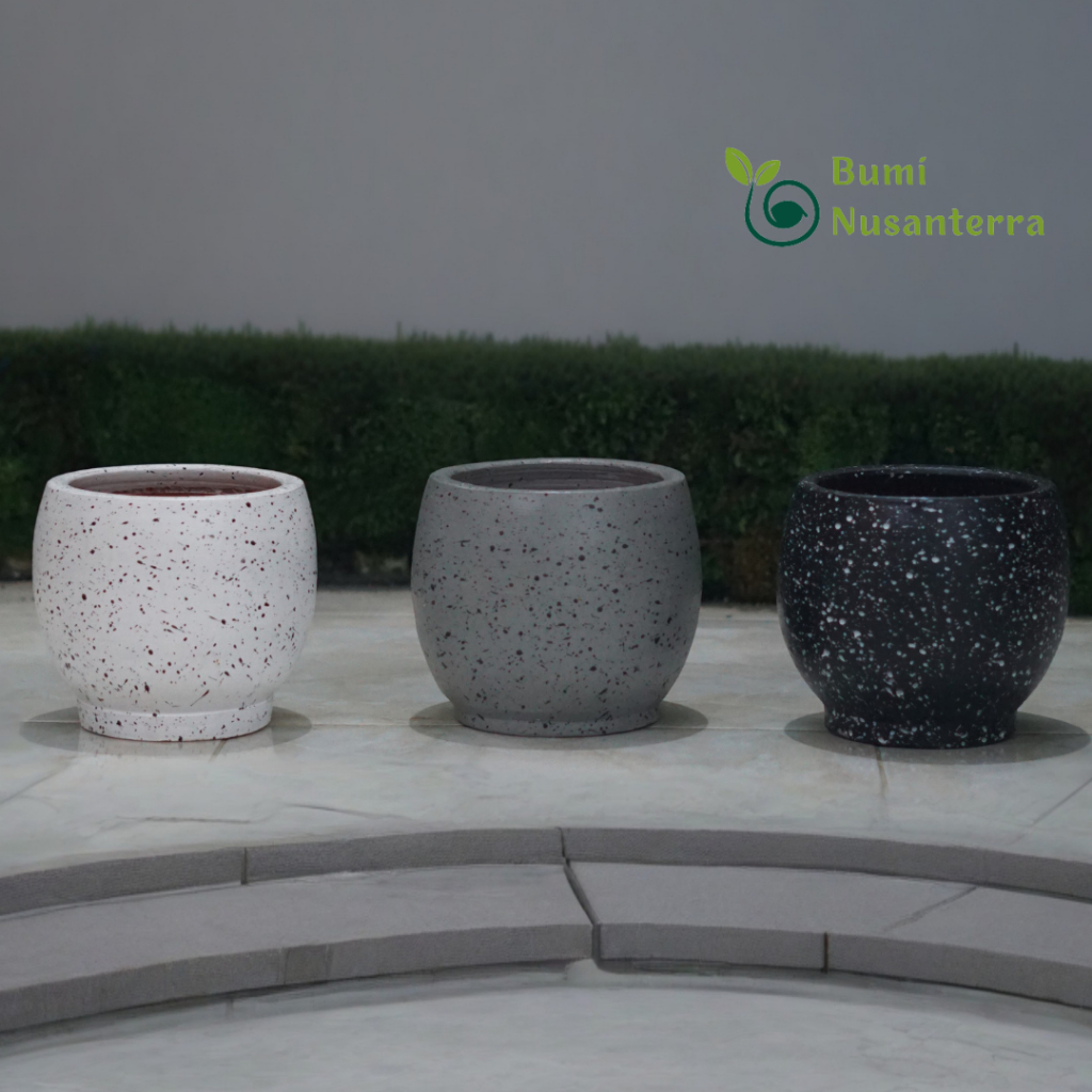 Pot Gerabah Tanah Liat Jugy Series | D15 T15 | Pot Gerabah Tanah Liat Finishing Doff | Bumi Nusanter