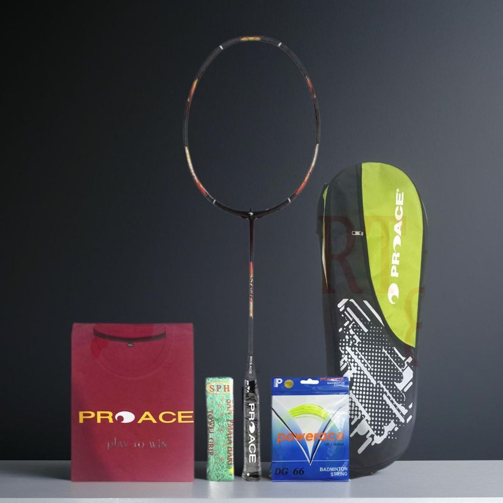 Raket Badminton ProAce Stroke 316 II Bonus Komplit Pro Ace Stroke 316 II