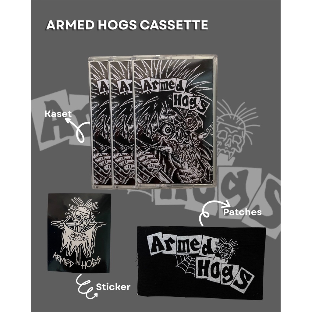 Kaset Armed Hogs | Band Punk | Kaset Punk | Rilisan Fisik |