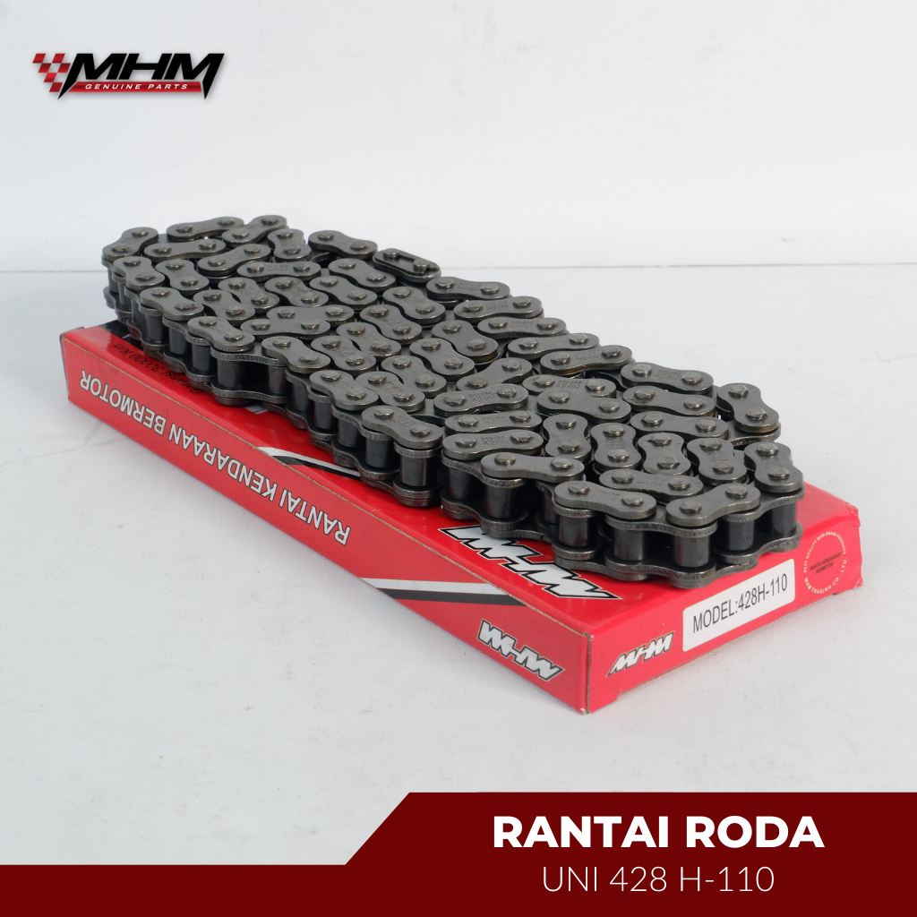 MHM Rantai Roda 428 H - 110 | Rantai Motor 428 H - 110 | Oem Quality