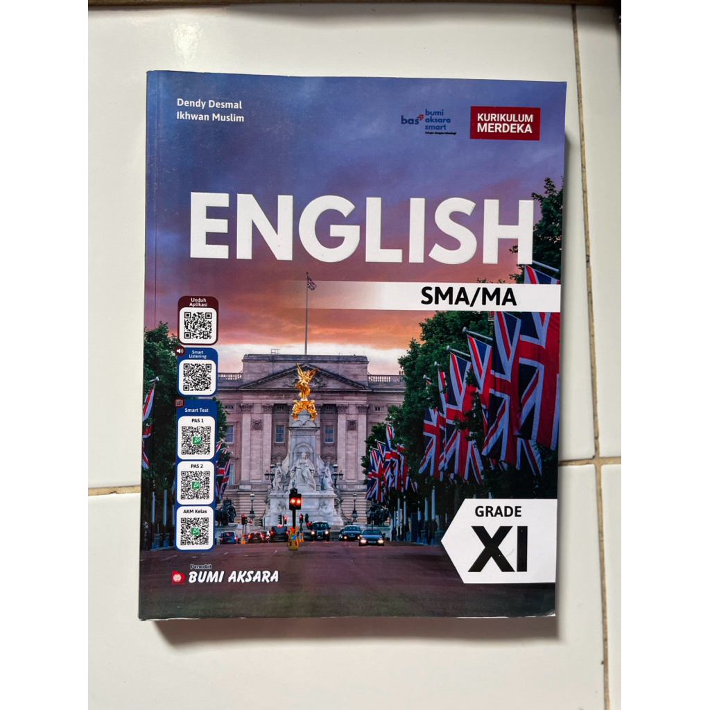 KELAS 11 BUKU PAKET BAHASA INGGRIS BUMI AKSARA KURMER