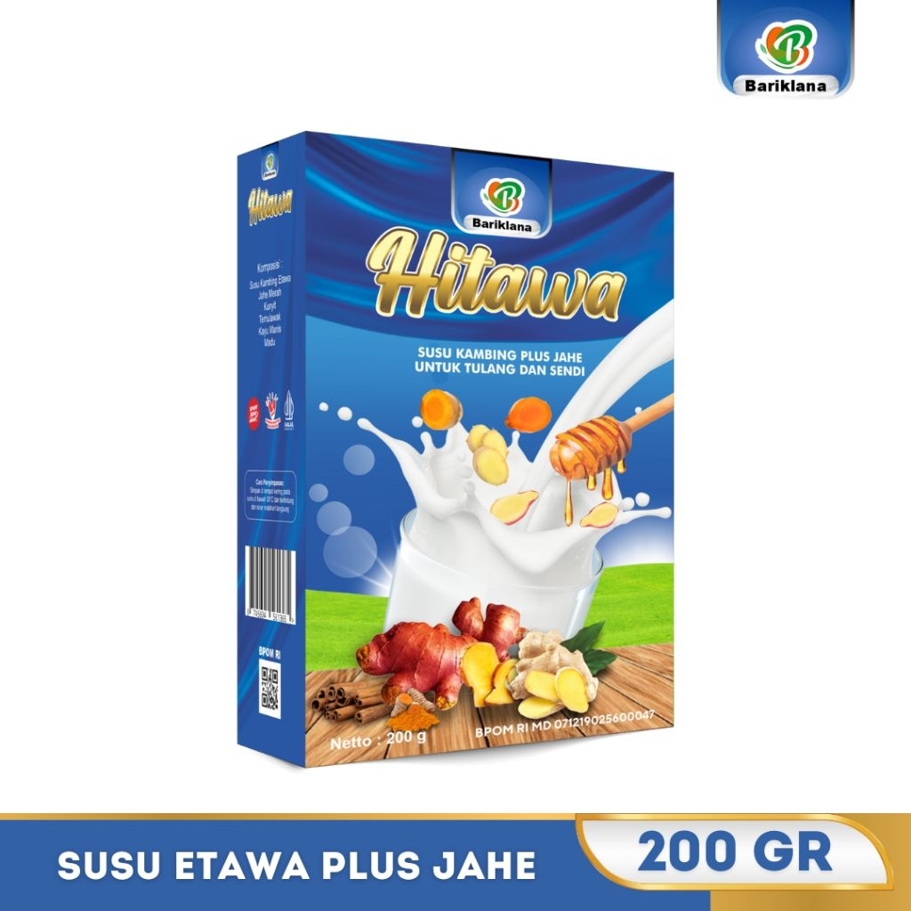

HITAWA SUSU KAMBING ETAWA HERBAL ANTI NYERI | PROMO HITAWA SUSU KAMBING PLUS JAHE UNTUK TULANG DAN SENDI | SUSU KAMBING PLUS JAHE MERAH KUNYIT TEMULAWAK KAYU MANIS MADU
