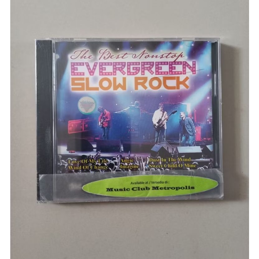 CD V.A - COVER VERSION THE BEST NONSTOP EVERGREEN SLOW ROCK