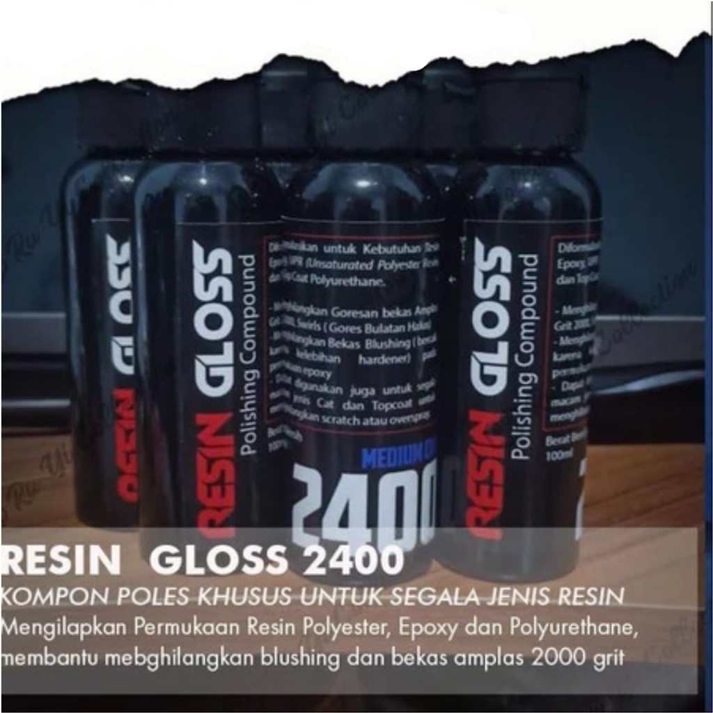 [READY] RESIN GLOSS POLISHING COMPOUND 2400 / Resin Gloss Polishing Compound 100ml