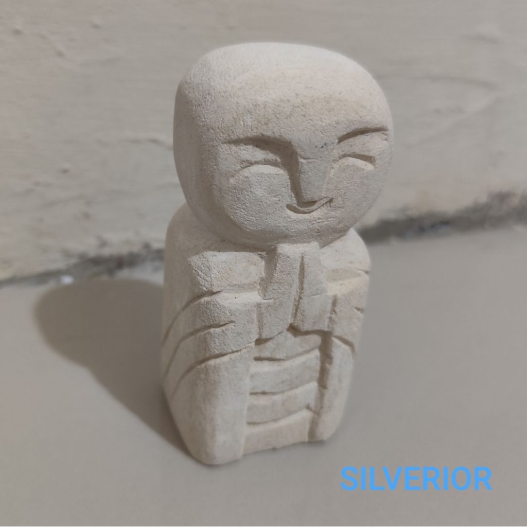 Patung Jepang Jizo Bosatsu Bodhisattva anak dan traveler