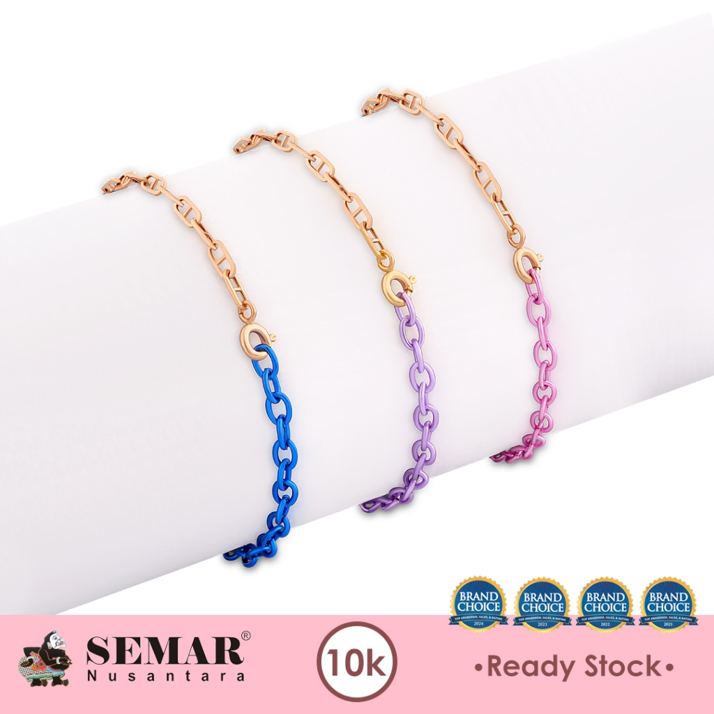 Gelang Emas Tali Haerin Candy Chain Gold 10K Semar Nusantara