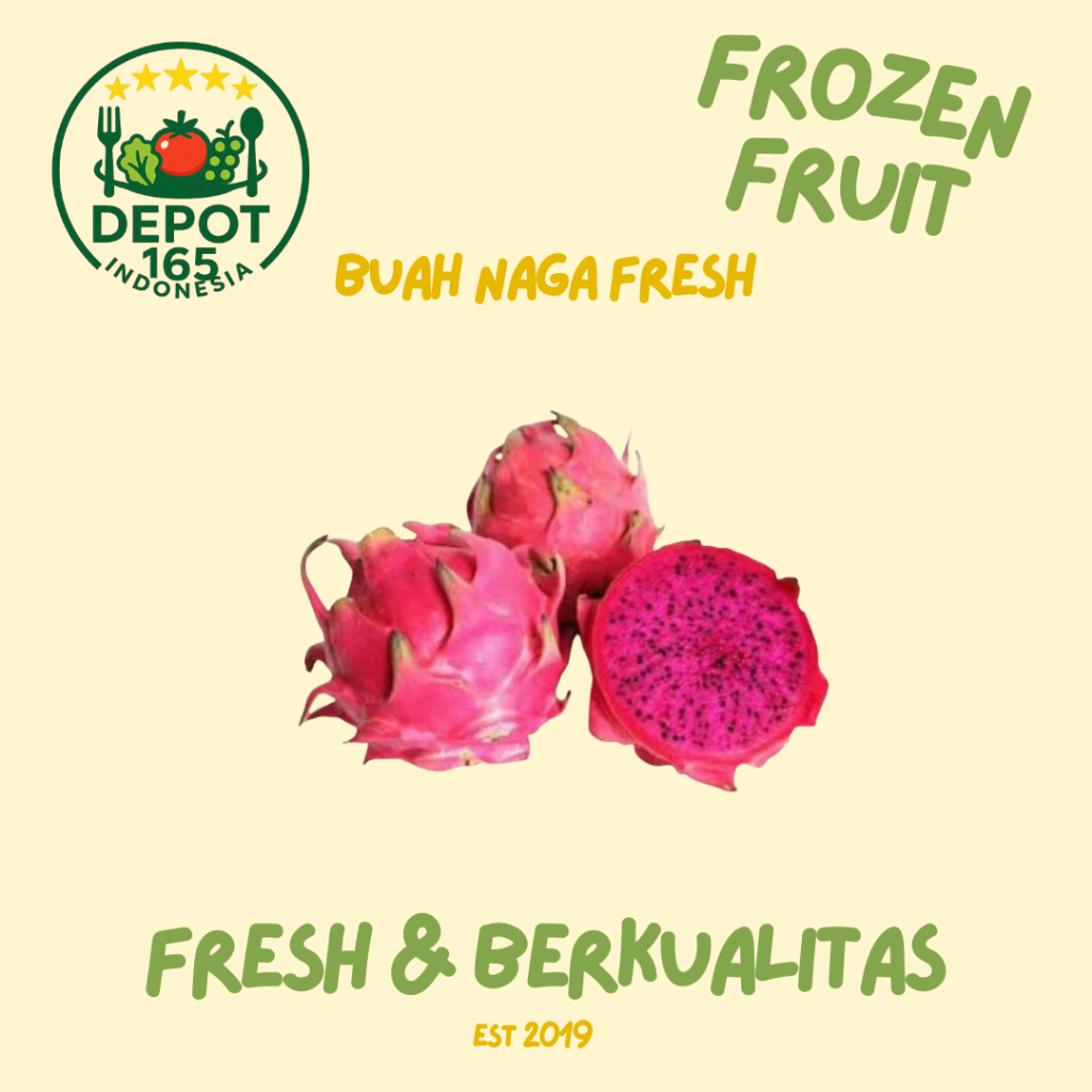 

BUAH NAGA FRESH 1 KG | DEPOT 165 INDONESIA MART | SURABAYA