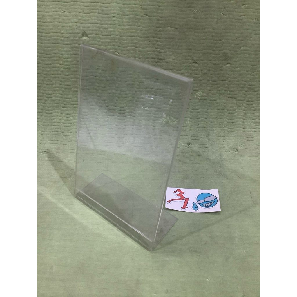 

akrilik tempat brosur menu nomor meja acrylic display