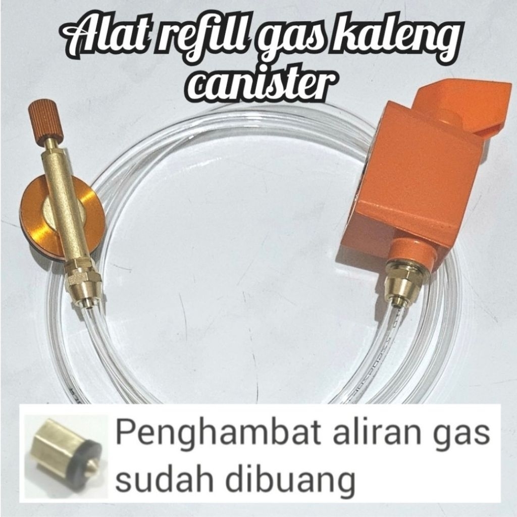 Alat refill gas kaleng portable canister regulator lpg zeppelin