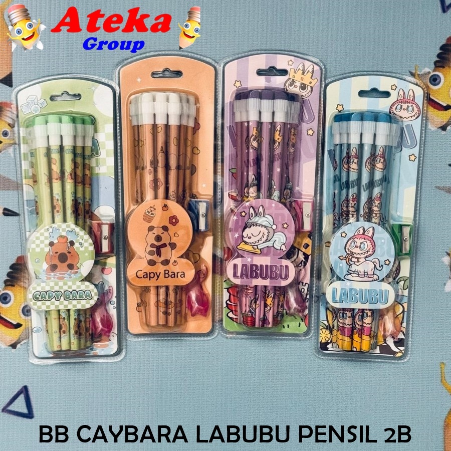 

[1PCS] CAYBARA PENSIL 2B NO.3702 LABUBU BN-3701