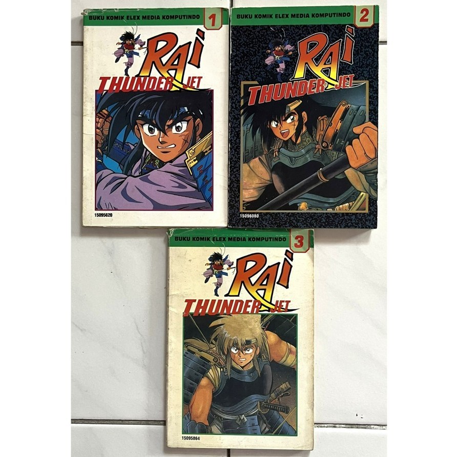 Komik Manga Rai Thunder Jet 1-3 Set