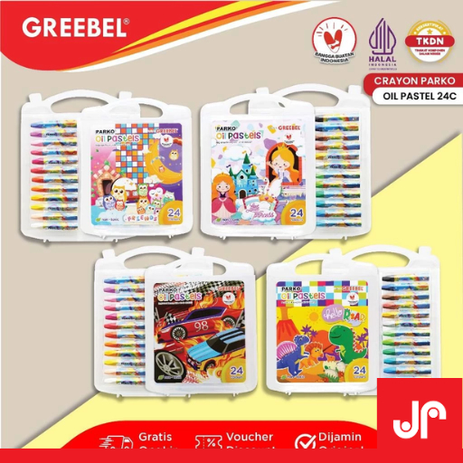 

PARKO OIL PASTEL 24 COLORS/ CRAYON ANAK 24 WARNA / KRAYON SEKOLAH ANAK