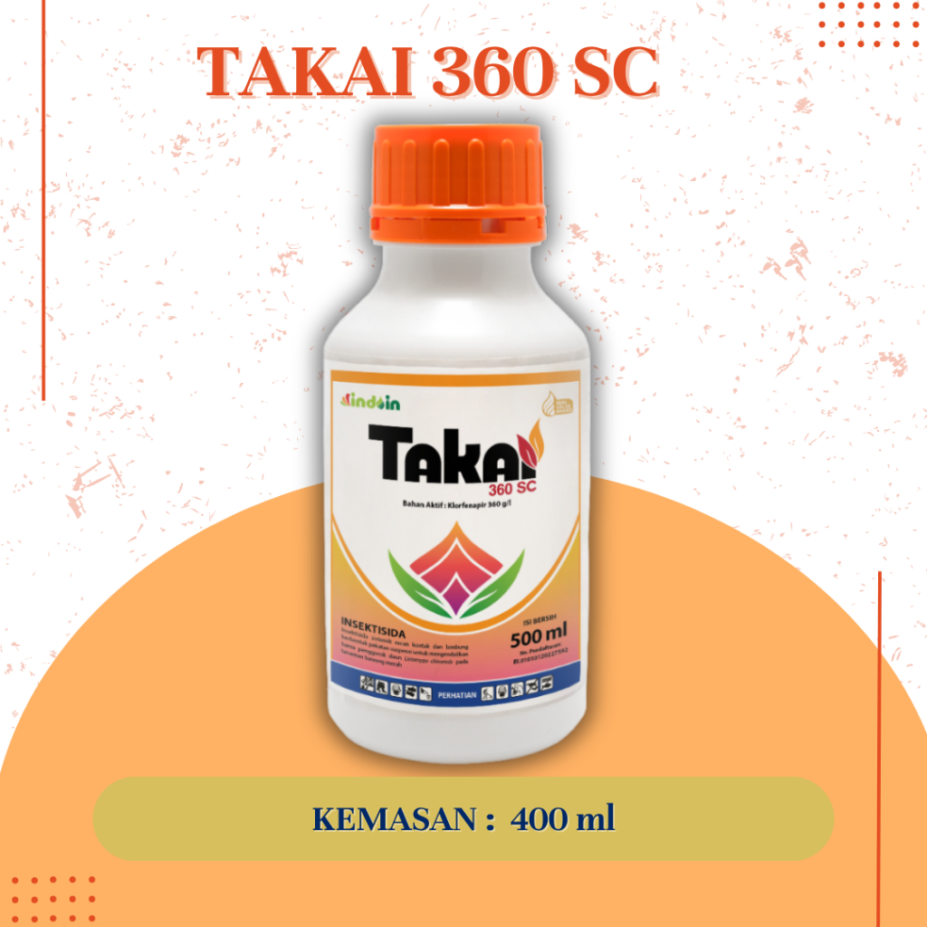 TAKAI INSEKTISIDA bahan aktif klorfenapir 360 SC | 400ML