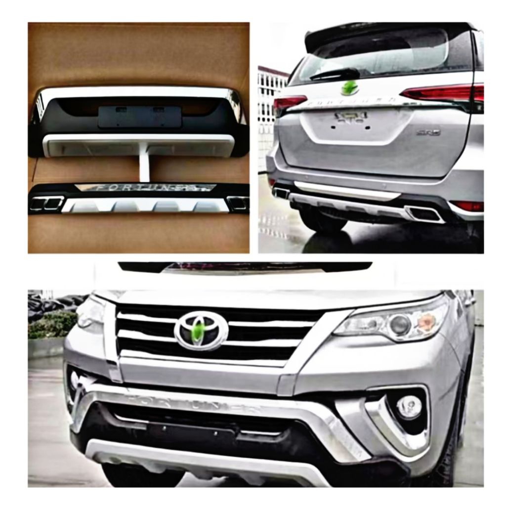 Termurah Bumper Guard Depan Belakang Fortuner 2016 On