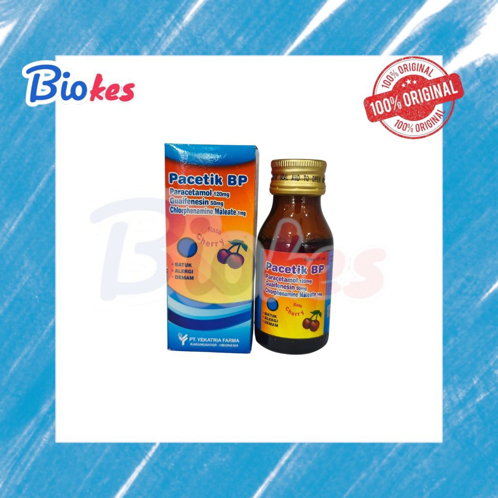 PACETIK BP SIRUP 60ML obat batuk demam alergi